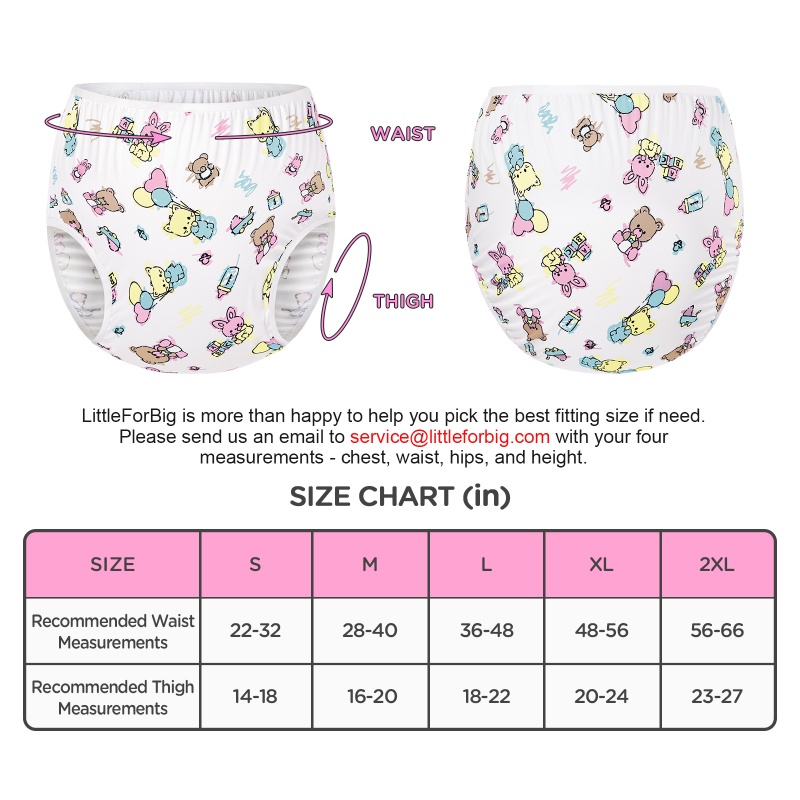 Full Print Baby Cuties PUL Adult Cloth Pull-On Diaper Pants Cover