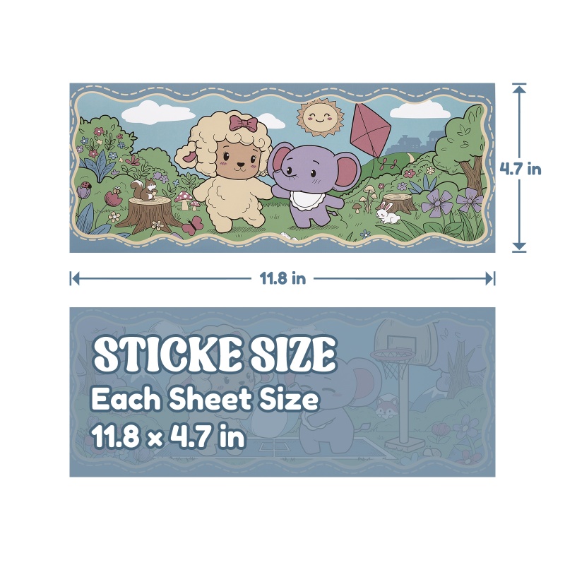 Baby Tapes Baby Friends Adult Diaper Stickers 6 Sheets