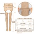SissyUniversity Lace Sheer Garter Skirt Stockings