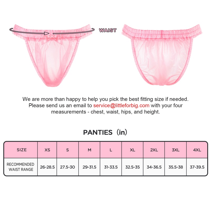 Dolly Pink Plastic Bikini Cut Panties