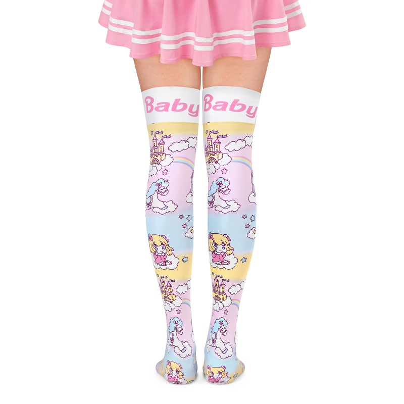 Fairy Littles in Dreamland Over-the-Knee Silk Stockings