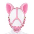leather mask hood