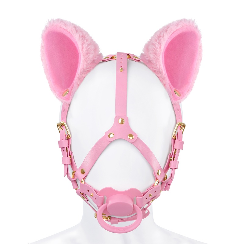 leather mask hood