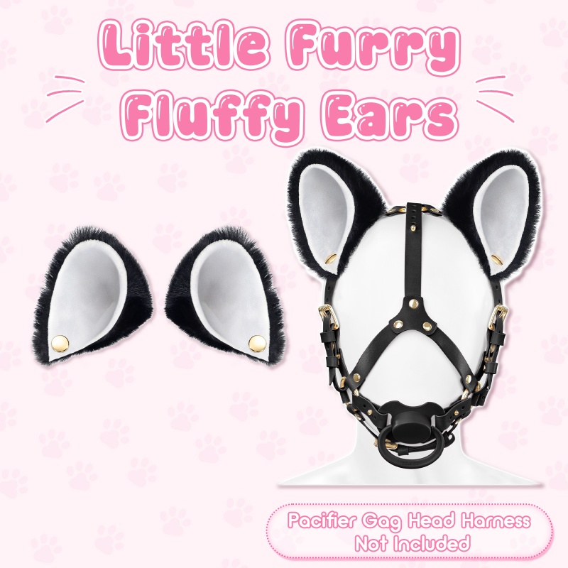 fluffy ears headband