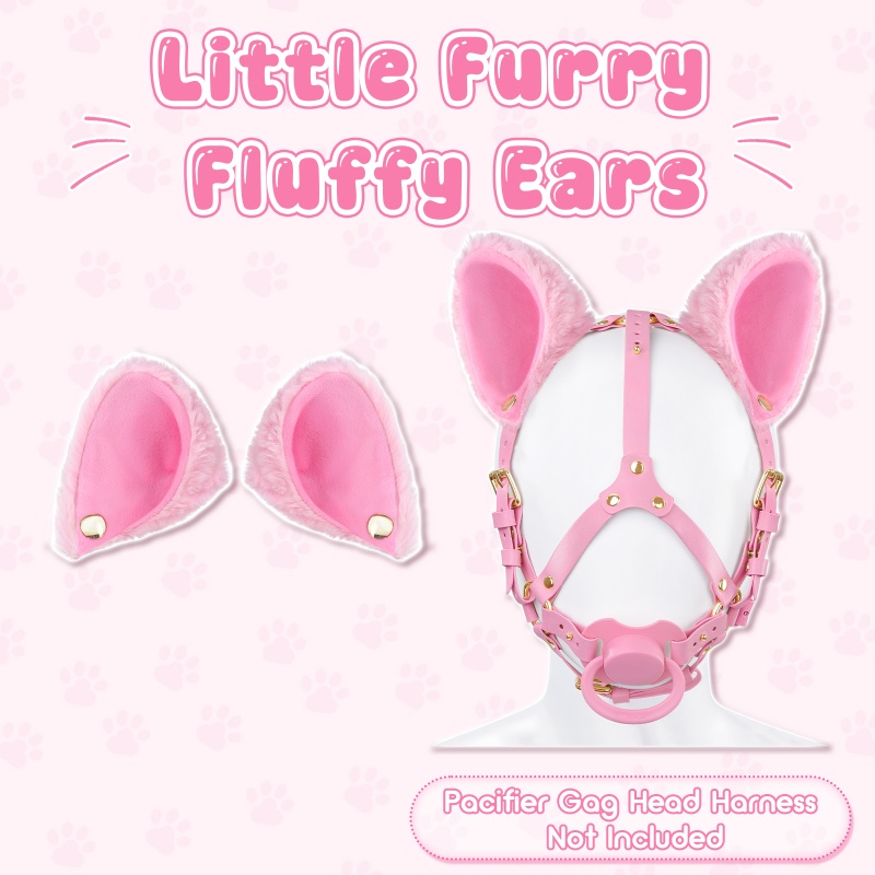 fluffy ears headband