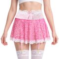 athletic skirt with garter straps
