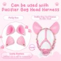 Little Furry Fluffy Ears Pet Play Head Harness Accessory