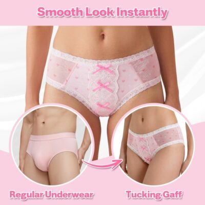 Pink Princess Tucking Gaff Panties Set 3-Pack