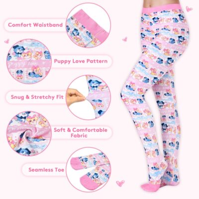 Puppy Love Little Blue Tights
