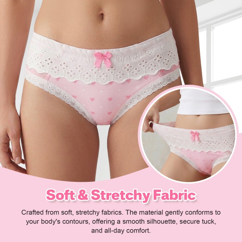 Pink Princess Tucking Gaff Panties Set 3-Pack