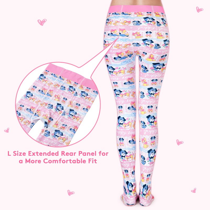 Puppy Love Little Blue Tights