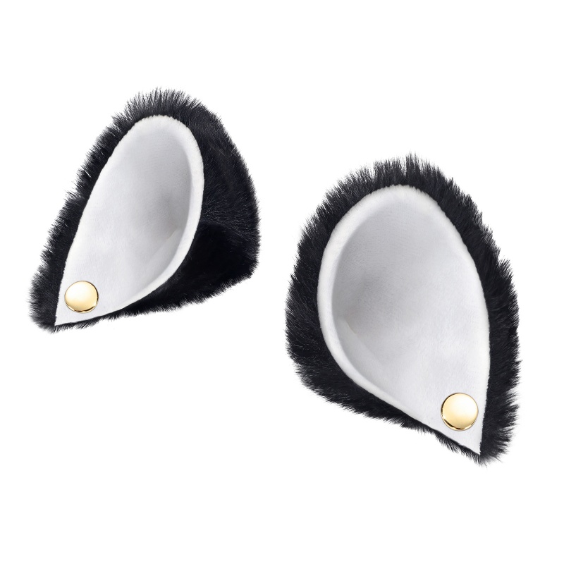 Little Furry Fluffy Ears Pet Play Head Harness Accessory