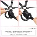 Little Furry Fluffy Ears Pacifier Petplay Head Harness