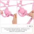 Little Furry Fluffy Ears Pacifier Petplay Head Harness