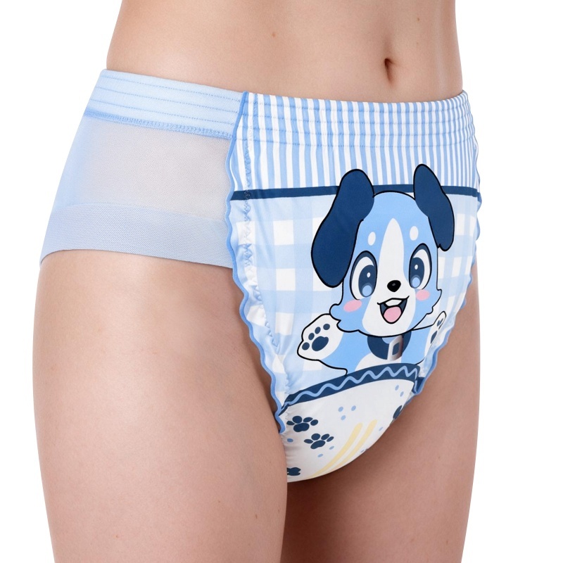 Little Blue Easy-Up Side Mesh Adult Training Pants
