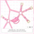 Little Furry Fluffy Ears Pacifier Petplay Head Harness