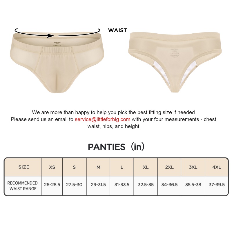 Camel Toe Tucking Gaff Brazilian Cheeky Panties Nude