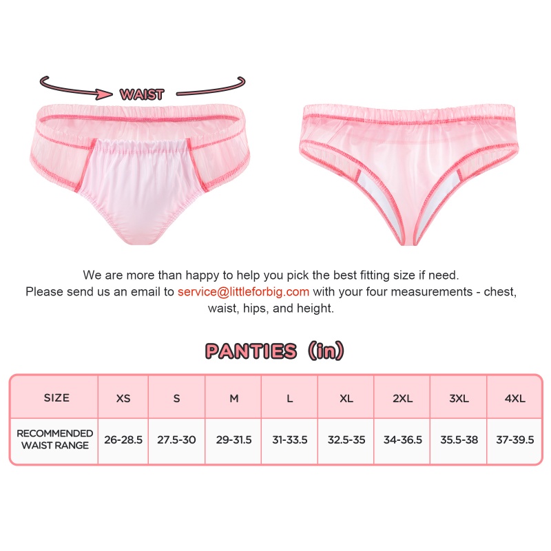 SissyUniversity Plastic Tucking Gaff Brazilian Cheeky Panties