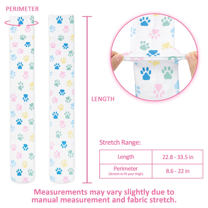 Little Paws Over-the-Knee Silk Stockings