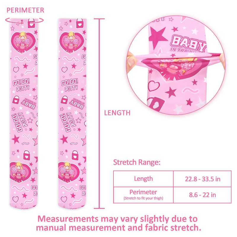 Baby Go Potty Over-the-Knee Silk Stockings