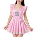 high waist casual dress