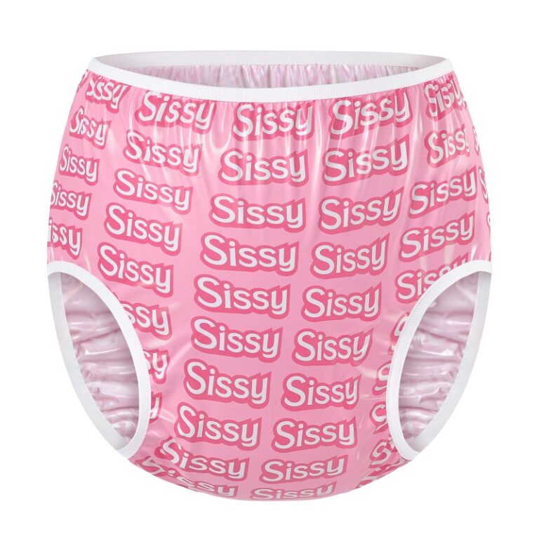 Sissy Adult Plastic Pull-On Diaper Pants Cover - LittleForBig Cute ...