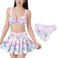 3 piece lingerie set