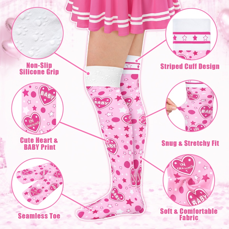 Baby in Training Over-the-Knee Silk Stockings