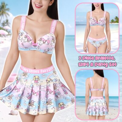 Fairy Littles in Dreamland Sporty Bralette Skirt Set