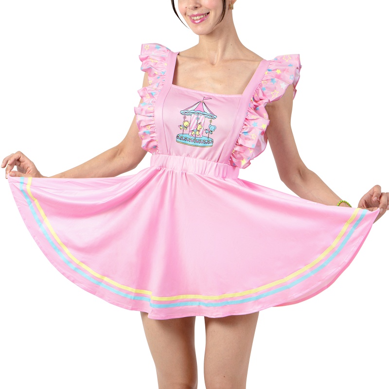 Little Circus Frill Sleeve Twirl Dress
