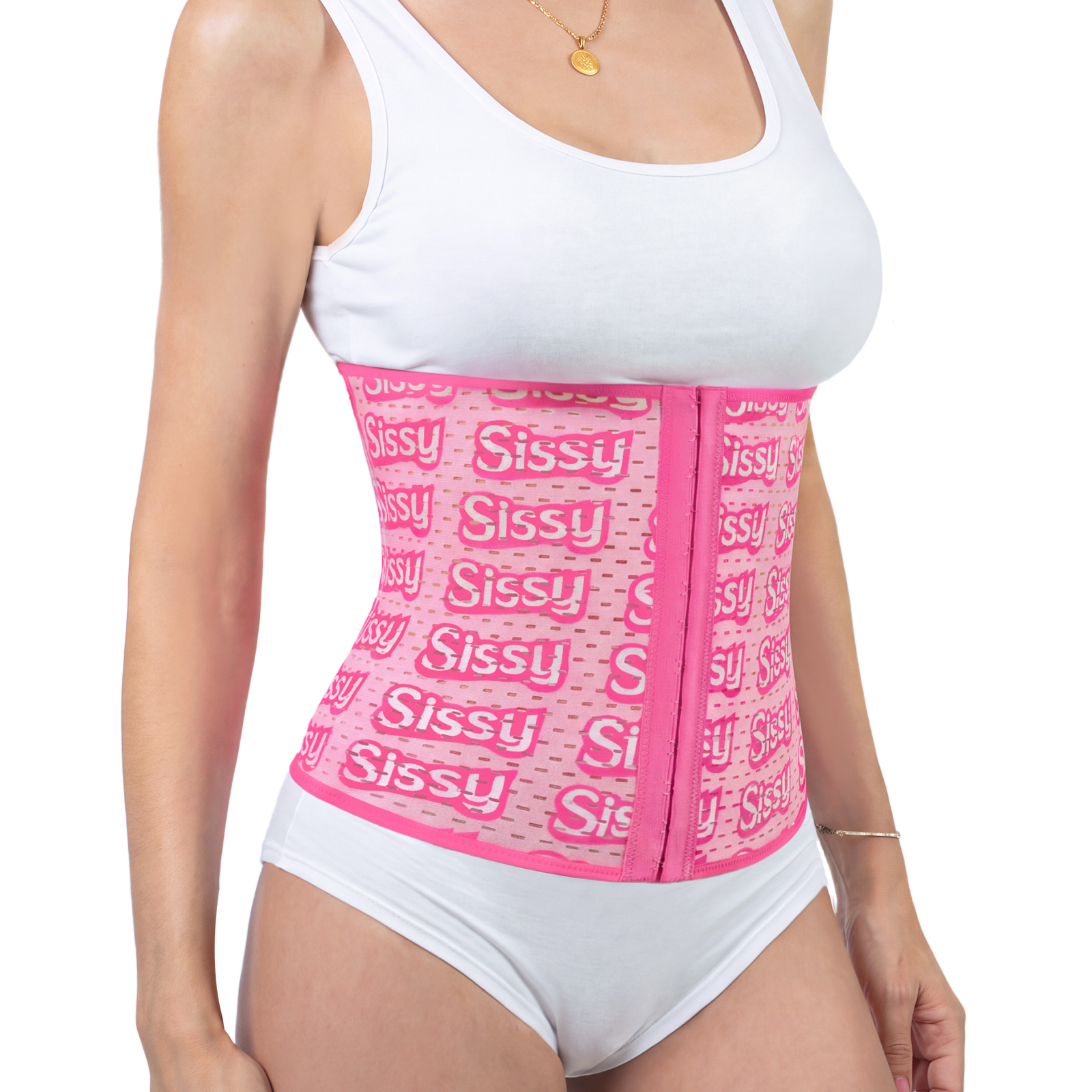 Sissy Training Stretchy Breathable Waist Shaper