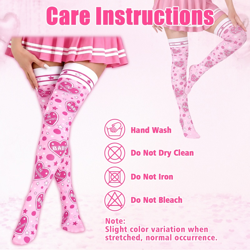 Baby in Training Over-the-Knee Silk Stockings