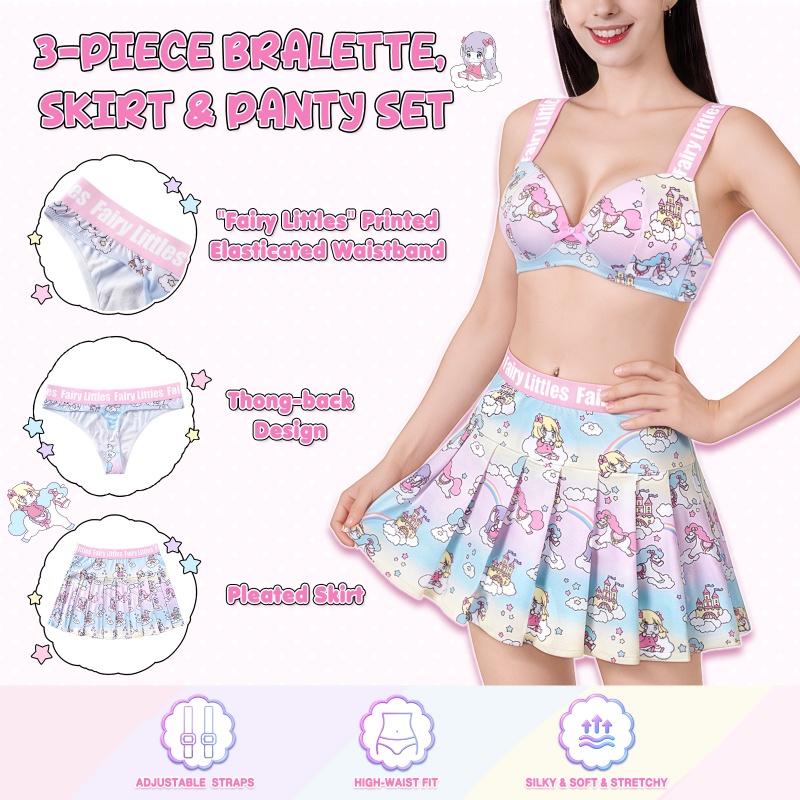 Fairy Littles in Dreamland Sporty Bralette Skirt Set