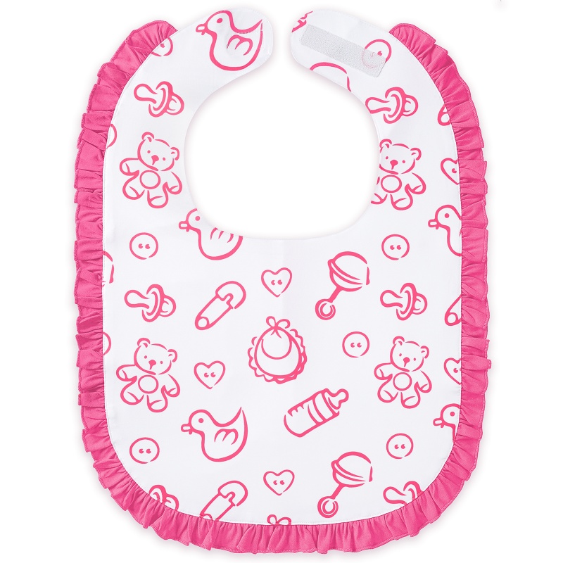 Little Nursery Big Baby Ruffle Bib