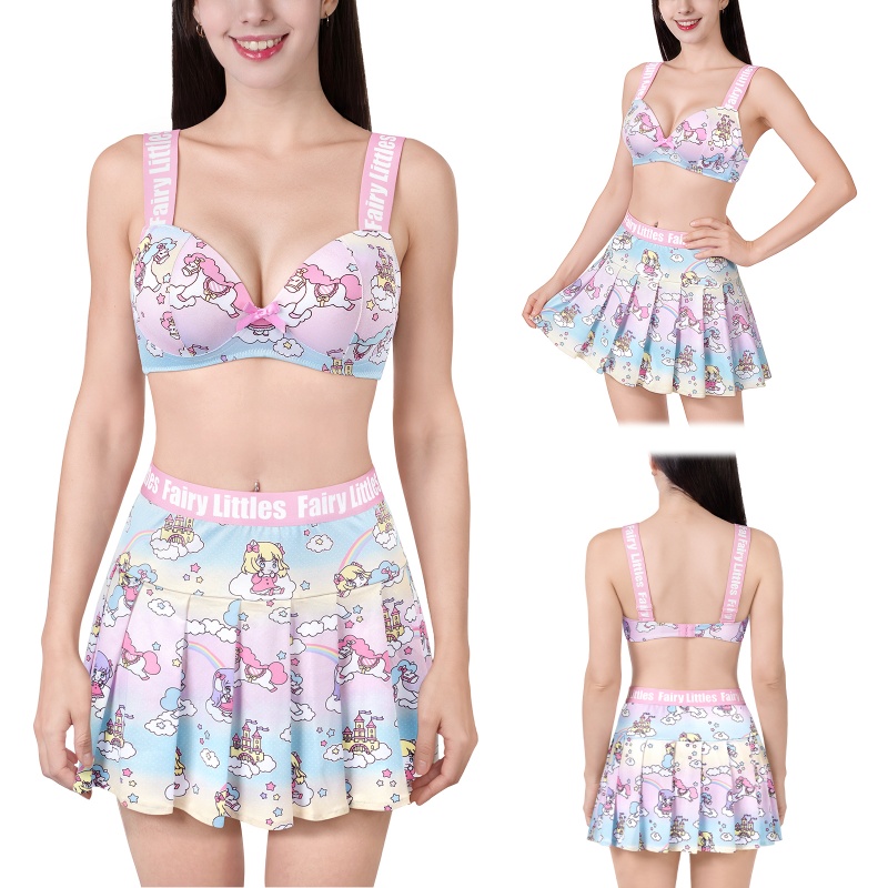 Fairy Littles in Dreamland Sporty Bralette Skirt Set