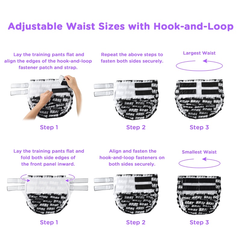 Brat Hook-and-Loop Adult Training Pants