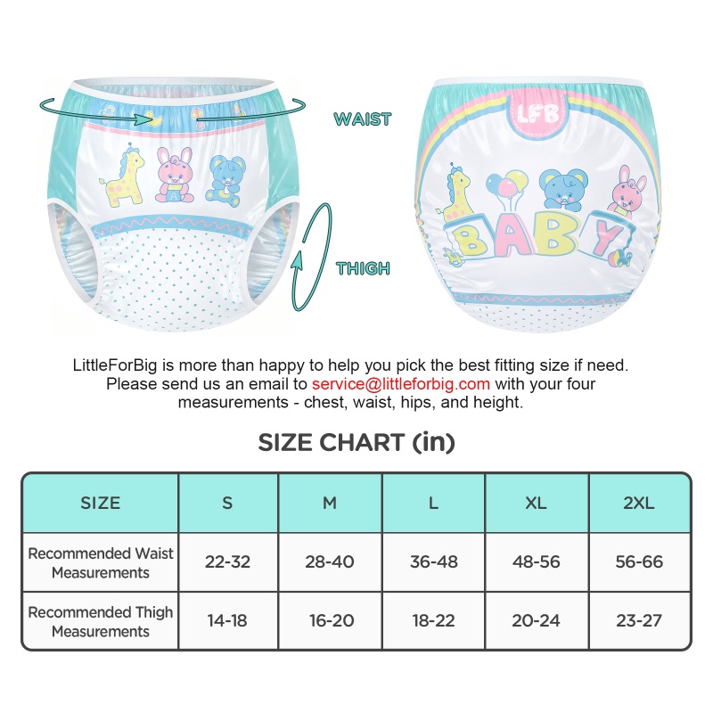 Baby Parade Adult Plastic Pants Pull-On Diaper Cover