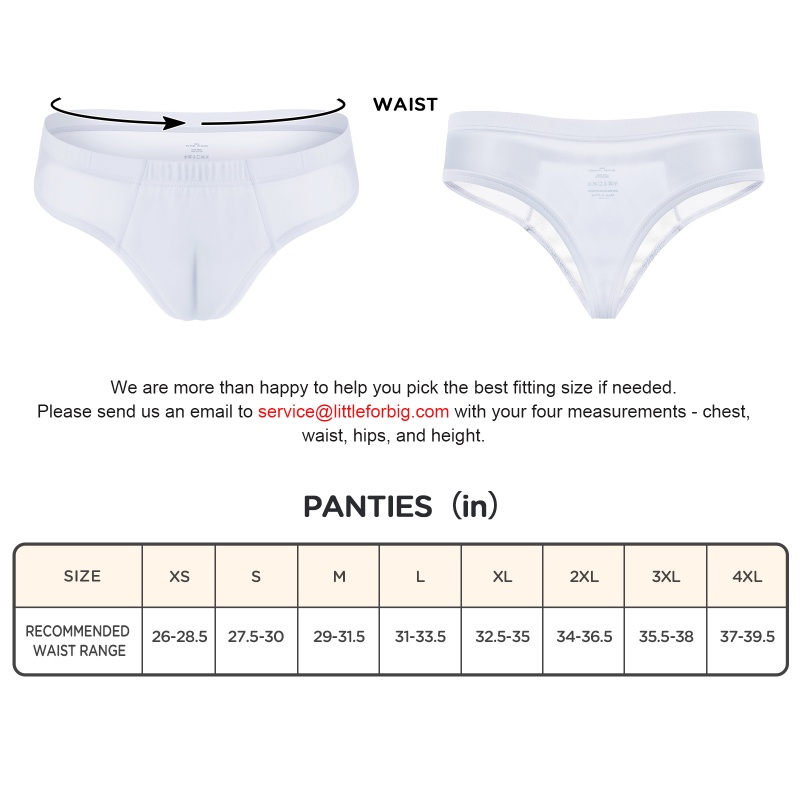 Camel Toe Tucking Gaff Brazilian Cheeky Panties White