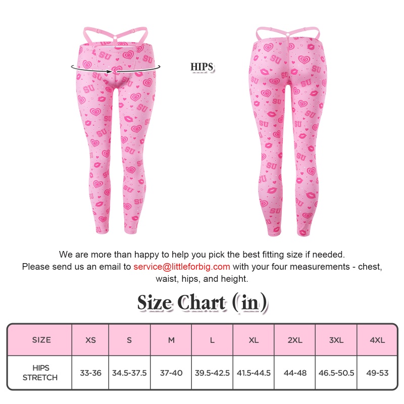 Y2K Thong Strap Hot Lips Sissy Camel Toe Pad Yoga Pants Leggings